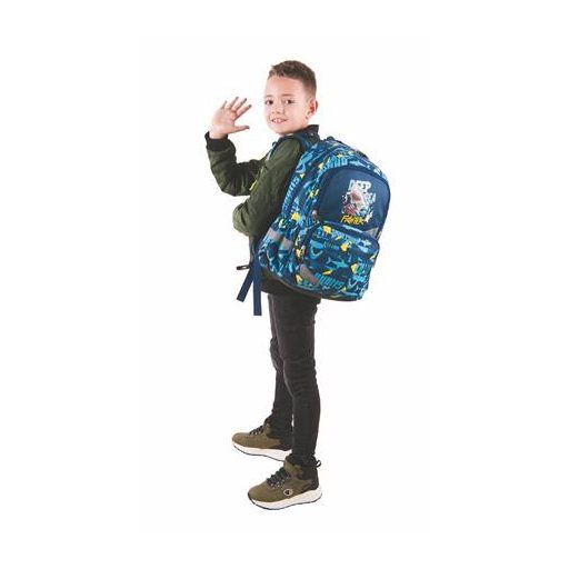 Hátizsák, anatómiai, PULSE "Anatomic Deep Sea Fighter", világoskék-sötétkék