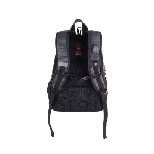 Hátizsák, 2in1, notebook tartóval és audió csatlakozóval, PULSE "Teens Tough Army"