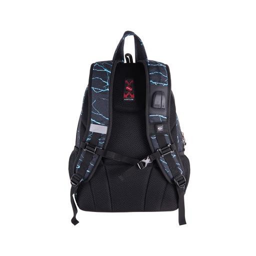 Hátizsák, 2in1, notebook tartóval és audió csatlakozóval, PULSE "Teens Blue Lava"