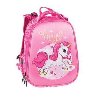   Hátizsák, anatómiai, PULSE "Anatomic Cube Pink Magic", rózsaszín