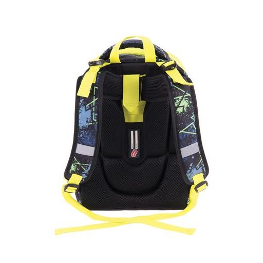 Hátizsák, anatómiai, PULSE "Anatomic Cube T-Rex", fekete-zöld