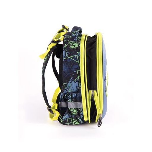 Hátizsák, anatómiai, PULSE "Anatomic Cube T-Rex", fekete-zöld