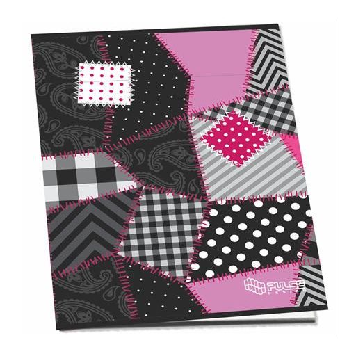 Füzet, tűzött, A5, kockás, 52 lap, PULSE "Girls"