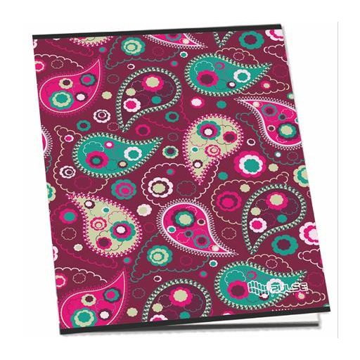 Füzet, tűzött, A5, kockás, 52 lap, PULSE "Girls"