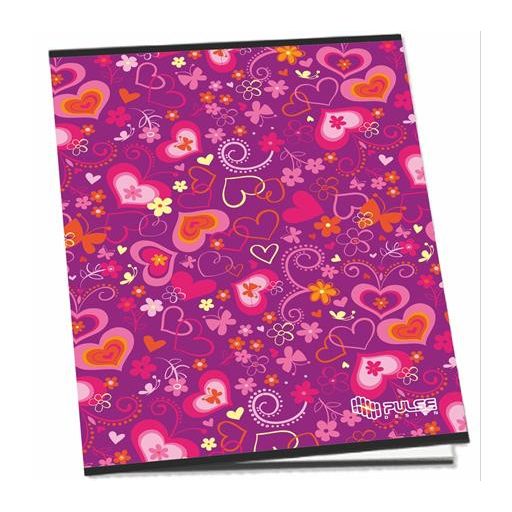 Füzet, tűzött, A5, vonalas, 52 lap, PULSE "Girls"