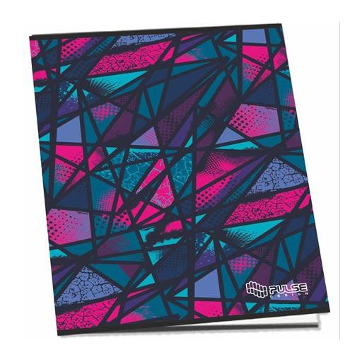 Füzet, tűzött, A4, kockás, 52 lap, PULSE "Girls"