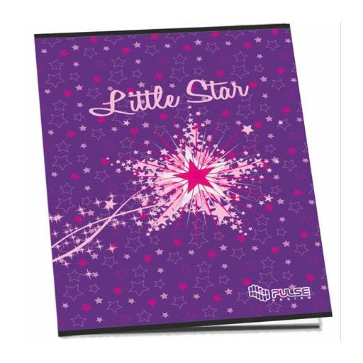 Füzet, tűzött, A4, kockás, 52 lap, PULSE "Girls"