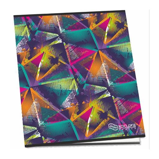 Füzet, tűzött, A4, vonalas, 52 lap, PULSE "Girls"