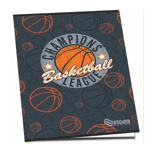 Füzet, tűzött, A5, kockás, 52 lap, PULSE "Boys"