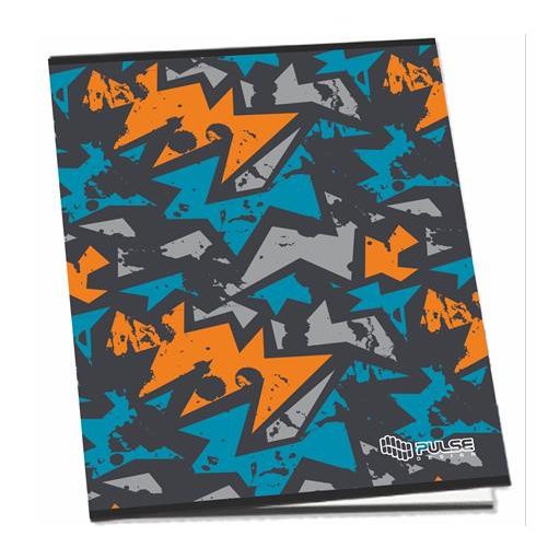 Füzet, tűzött, A4, kockás, 52 lap, PULSE "Boys"