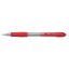 Golyóstoll, 0,22 mm, nyomógombos, PILOT "Super Grip", piros