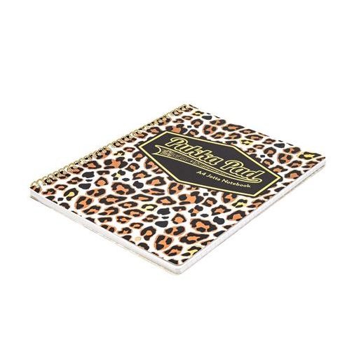 Spirálfüzet, A4+, vonalas, 80 lap, PUKKA PAD "Wild Jotta", vegyes minta