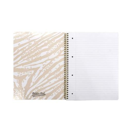 Spirálfüzet, A4+, vonalas, 80 lap, PUKKA PAD "Wild Jotta", vegyes minta