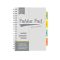 Spirálfüzet, B5, PUKKA PAD "Study book", szürke
