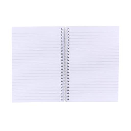 Spirálfüzet, A5, vonalas, 100 lap, PUKKA PAD "Haze Jotta", vegyes szín