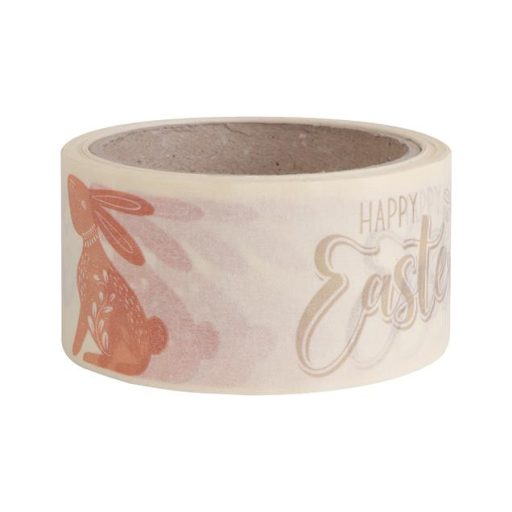 Csomagolószalag, papír, 50 mm x 20 m, VICTORIA FACILITY, húsvéti minta