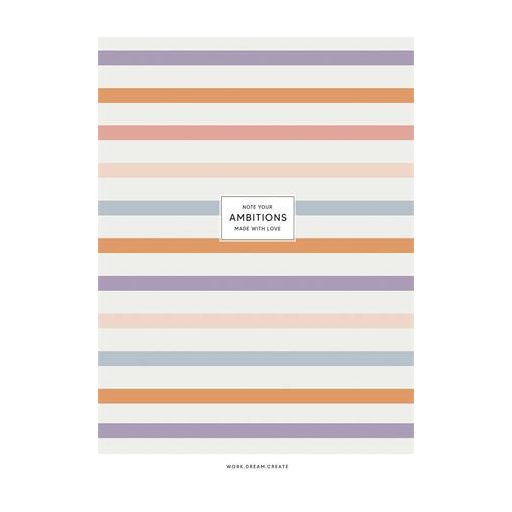 Füzet, tűzött, A4, vonalas, 40 lap, SHKOLYARYK "Ambitions", vegyes