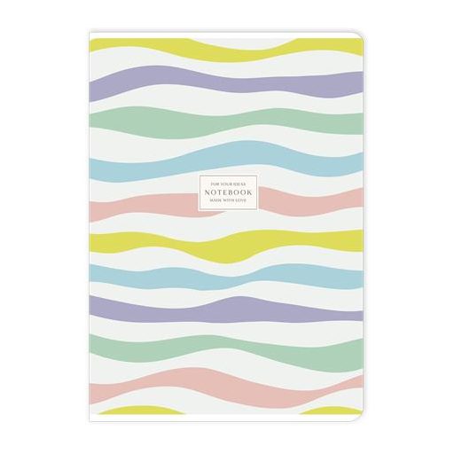 Füzet, tűzött, A4, kockás, 40 lap, SHOLYARYK "Notebook", vegyes