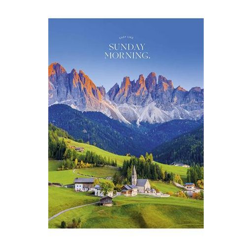 Füzet, tűzött, A4, kockás, 40 lap, SHKOLYARYK "Sunday Morning", vegyes