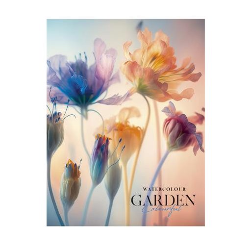 Füzet, tűzött, A5, kockás, 48 lap, SHKOLYARYK "Garden", vegyes