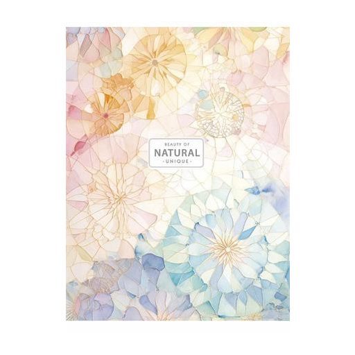 Füzet, tűzött, A5, kockás, 48 lap, SHKOLYARYK "Natural", vegyes