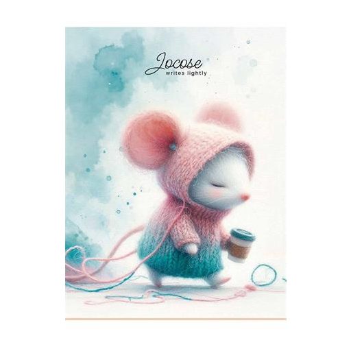 Füzet, tűzött, A5, kockás, 48 lap, SHKOLYARYK "Writes lightly", vegyes