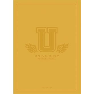   Füzet, tűzött, A5, kockás, 60 lap, SHKOLYARYK "University International", vegyes
