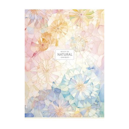 Füzet, tűzött, A4, kockás, 80 lap, SHKOLYARYK "Natural", vegyes