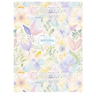   Füzet, tűzött, A5, vonalas, 80 lap, SHKOLYARYK "Natural", vegyes