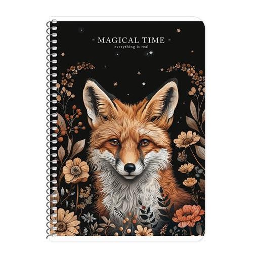 Spirálfüzet, A5, kockás, 80 lap, SHKOLYARYK, vegyes