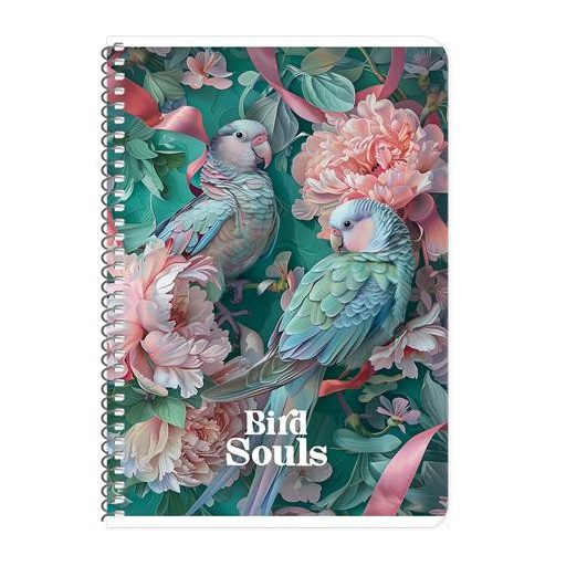 Spirálfüzet, A5, kockás, 80 lap, SHKOLYARYK, vegyes