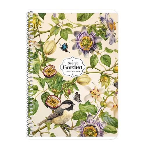 Spirálfüzet, A5, kockás, 80 lap, SHKOLYARYK, vegyes