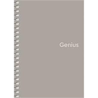   Spirálfüzet, A6, kockás, 80 lap, PP borító, SHKOLYARYK "Genius", vegyes