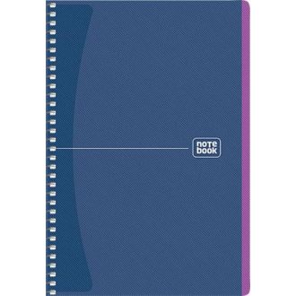   Spirálfüzet, A5, kockás, 80 lap, SHKOLYARYK "Notebook", vegyes