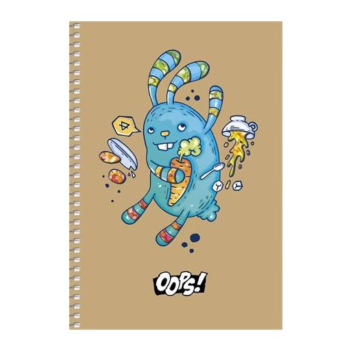 Spirálfüzet, A5, kockás, 96 lap, SHKOLYARYK "Student", vegyes