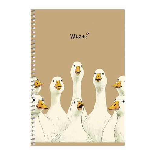 Spirálfüzet, A5, sima, 96 lap, SHKOLYARYK, állatok, vegyes