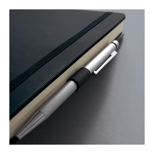 Jegyzetfüzet, exkluzív, A6, vonalas, 97 lap, keményfedeles, SIGEL "Conceptum", fekete