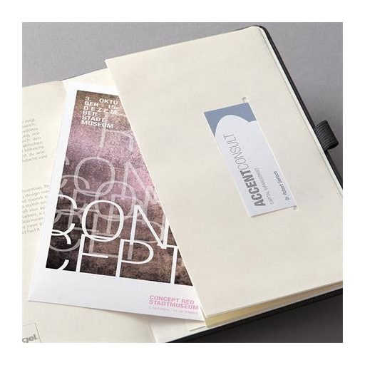 Jegyzetfüzet, exkluzív, A6, vonalas, 97 lap, keményfedeles, SIGEL "Conceptum", fekete