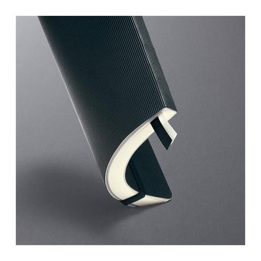 Jegyzetfüzet, exkluzív, A5, kockás, 97 lap, puhafedeles, SIGEL "Conceptum", fekete