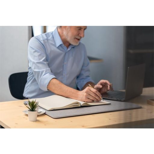 Jegyzetfüzet, exkluzív, A5, vonalas, 97 lap, keményfedeles, SIGEL "Conceptum", kék metál