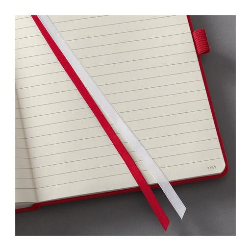 Jegyzetfüzet, exkluzív, A4, vonalas, 97 lap, keményfedeles, SIGEL "Conceptum", piros