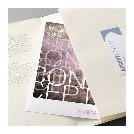 Jegyzetfüzet, exkluzív, A5, vonalas, 97 lap, keményfedeles, SIGEL "Conceptum", éjkék