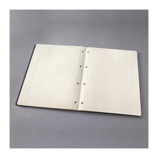 Füzet, exkluzív, A4, vonalas, 60 lap, keményfedeles, SIGEL "Conceptum", fekete