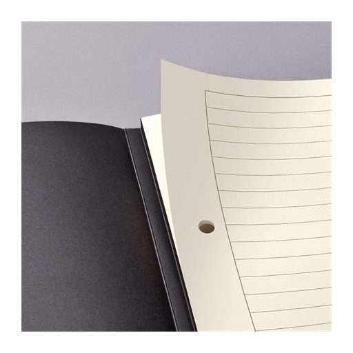 Füzet, exkluzív, A5, vonalas, 60 lap, keményfedeles, SIGEL "Conceptum", fekete