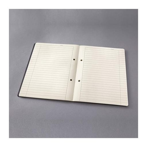 Füzet, exkluzív, A5, vonalas, 60 lap, keményfedeles, SIGEL "Conceptum", fekete