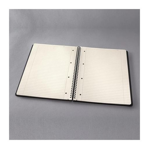 Spirálfüzet, exkluzív, A4, vonalas, 80 lap, keményfedeles, SIGEL "Conceptum", fekete