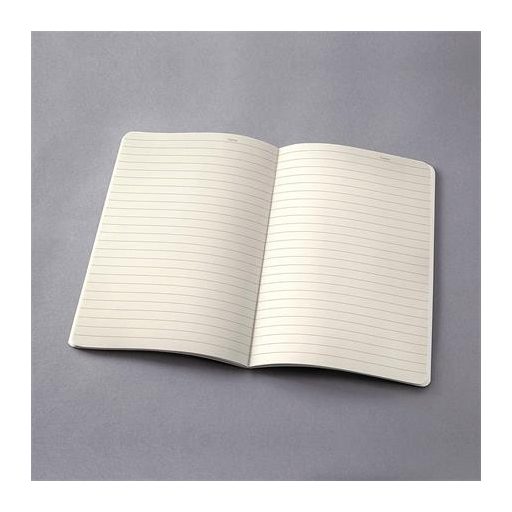 Füzet, exkluzív, A6, vonalas, 32 lap, puhafedeles, SIGEL "Conceptum", fekete