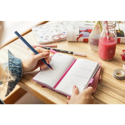 Naptár, A5, heti, 2026, kemény borító, SIGEL "Jolie", menta zöld