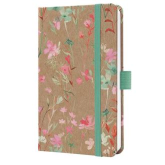   Naptár, A6, heti, 2026, kemény borító, SIGEL "Jolie", Green Floral Serenity