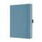 Jegyzetfüzet, exkluzív, A5, vonalas, 96 lap, keményfedeles, SIGEL "Jolie", porkék